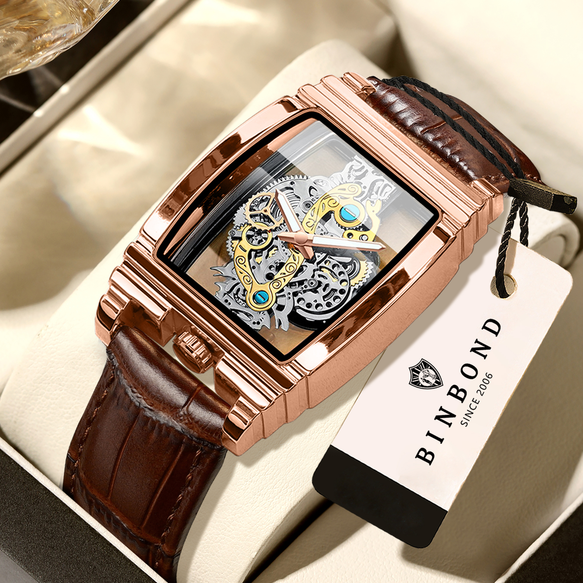 Smartwatch Luxury Watches - BINBOND Luxury quartz wristwatches for men