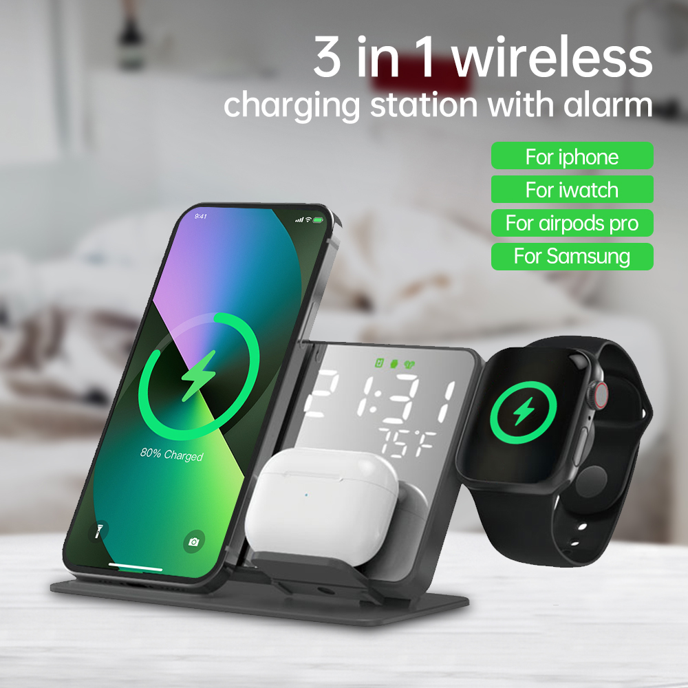Smartwatch Apple Watch - 3 in 1 Wireless Charger For