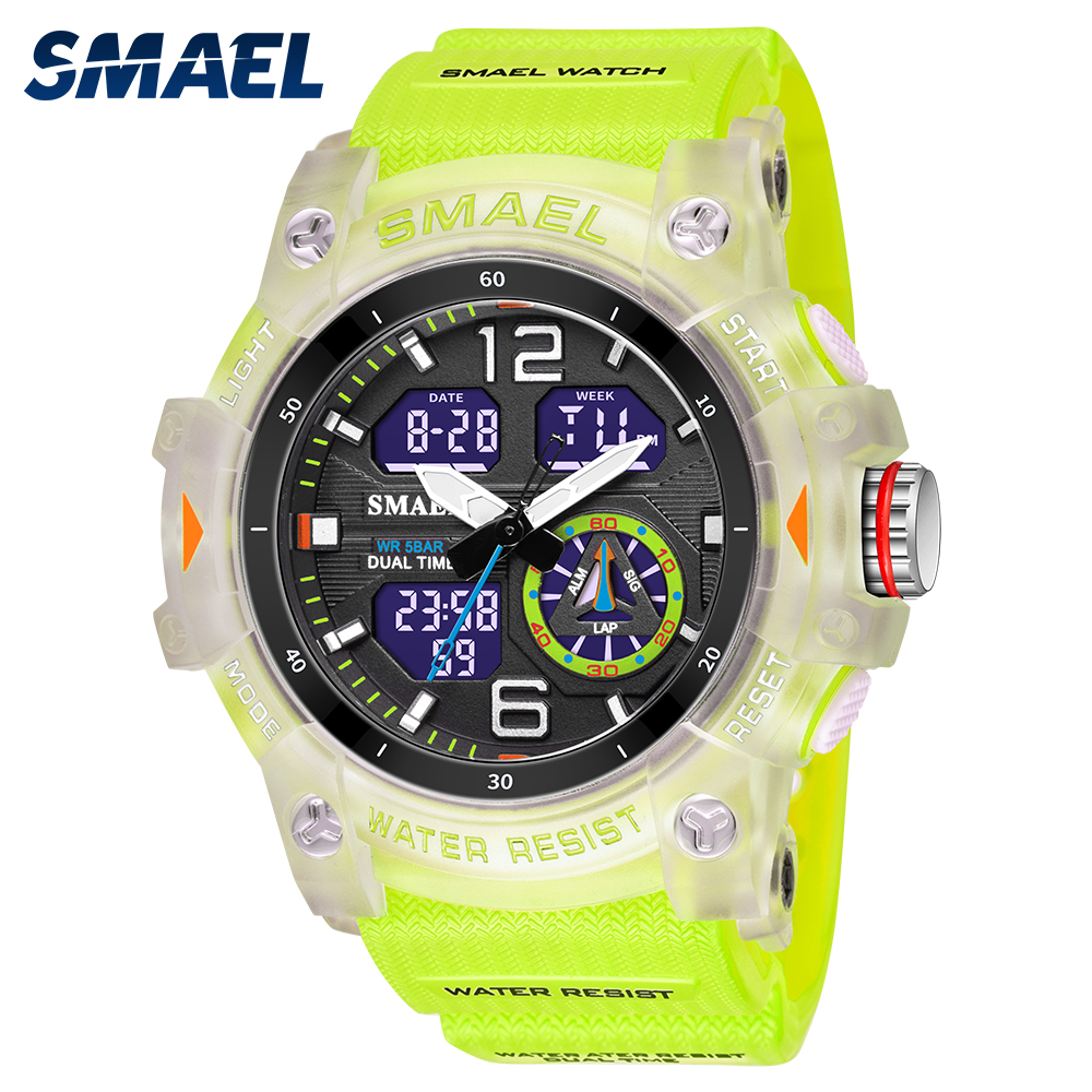 Casio Watches Smartwatch - SMAEL 8007 Men's Outdoor Cool Dual