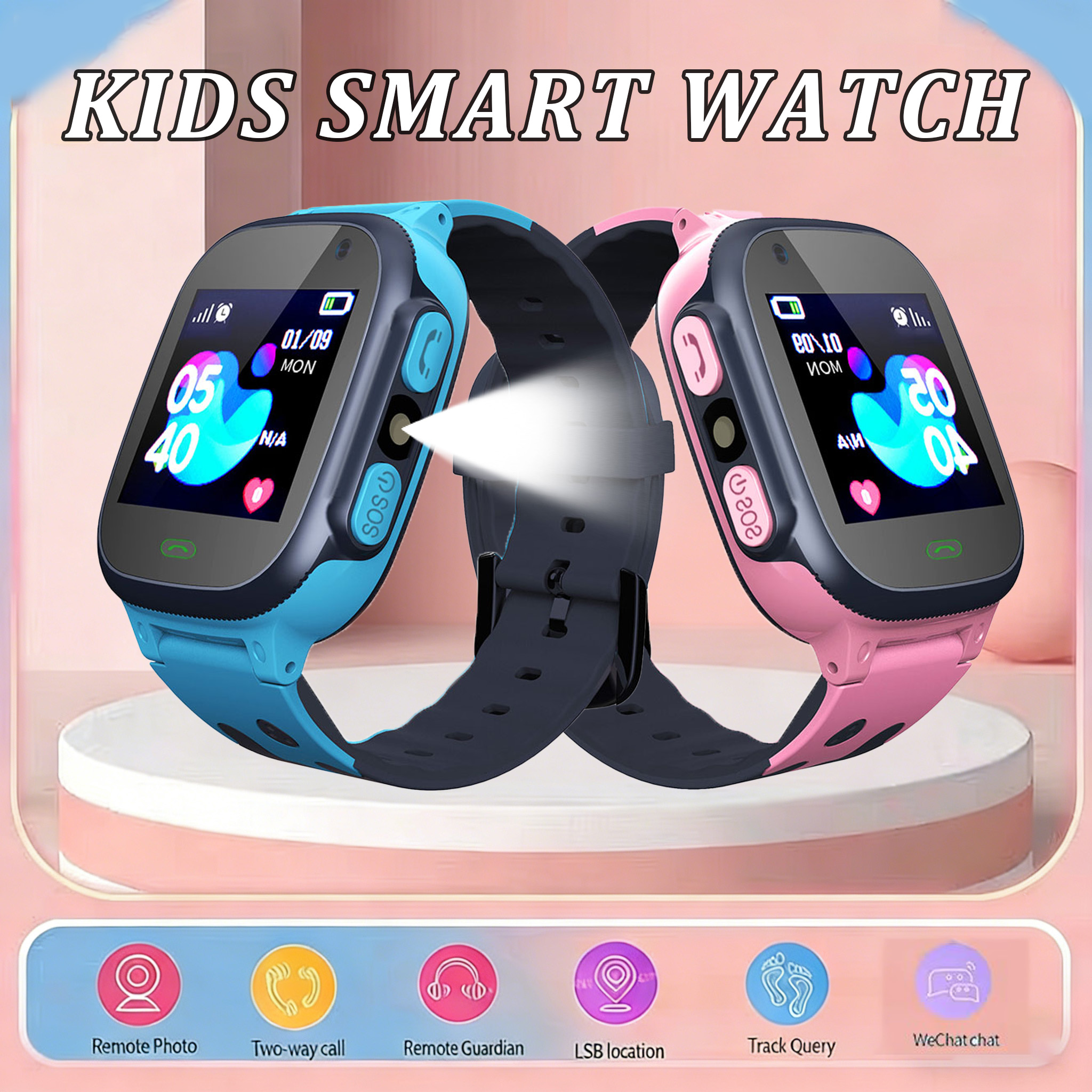 Smartwatch Watches Birthday Gift For Boys - Children Smart Watch 2G Postion Tracker