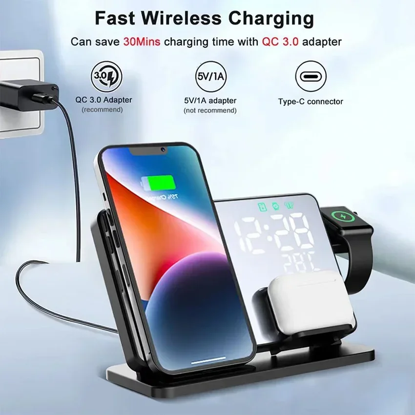 Wireless Charger Alarm Clock S – Smartwatch Apple Watch Bewertung und Preis