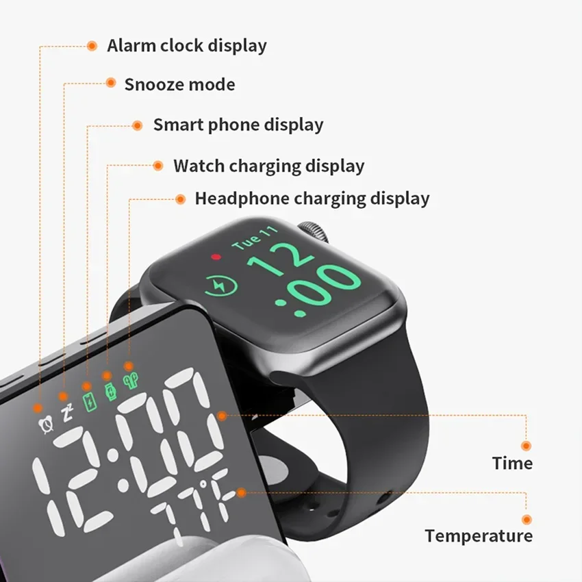 Wireless Charger Alarm Clock S – Smartwatch Apple Watch Bewertung und Preis