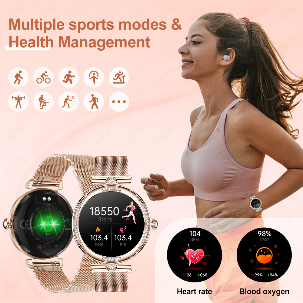 LIGE Fashion Woman Smartwatch  – Smartwatch Latest Watches For Men Bewertung und Preis