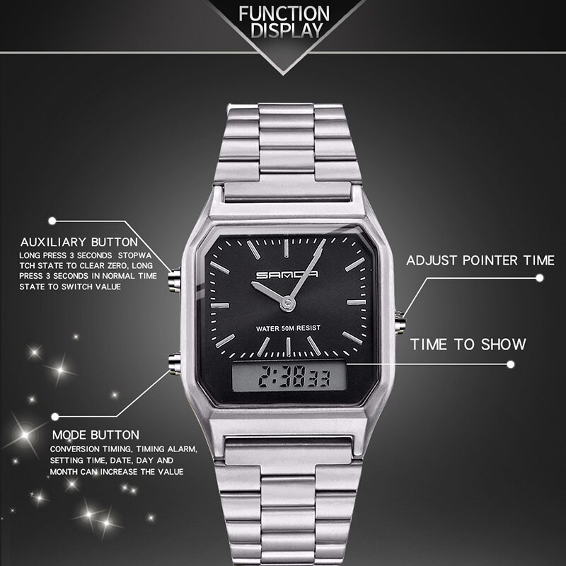 SANDA Luxury Mens G Style Watc – Casio Watches Smartwatch Bewertung und Preis
