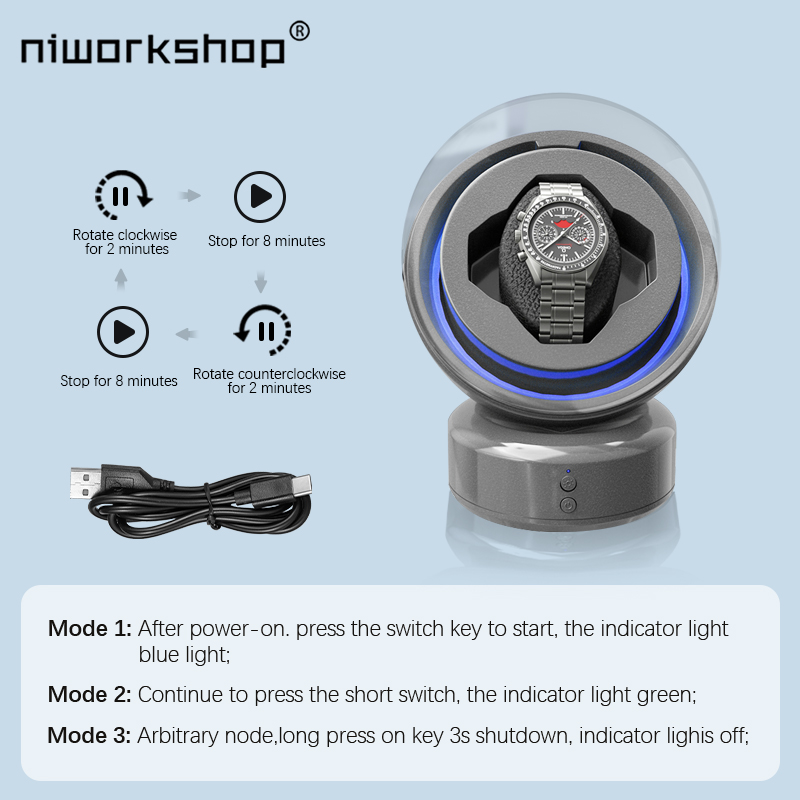 Niworkshop Automatic Watch Win – Watch Winder Single Bewertung und Preis