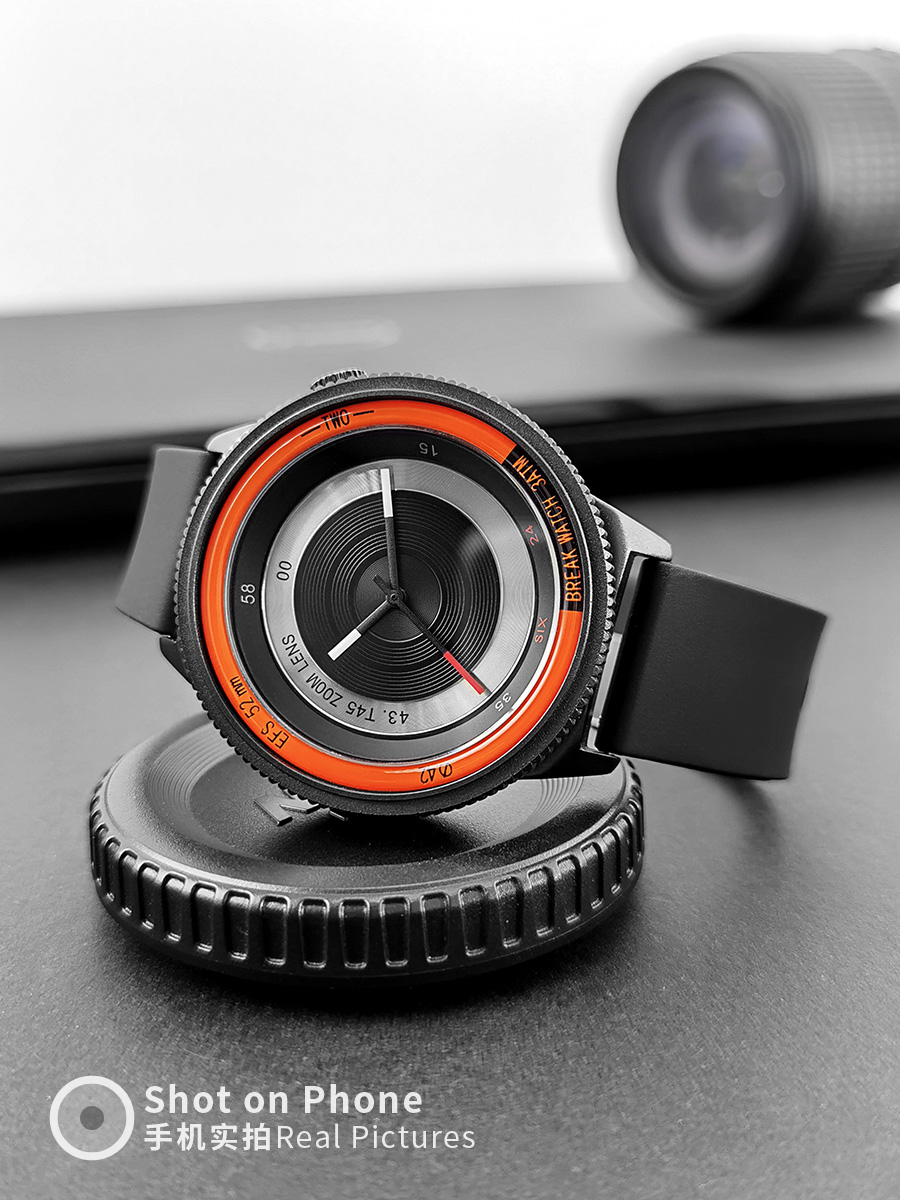 BREAK Black Camera Series Men  – Silicone Sport Band Bewertung und Preis