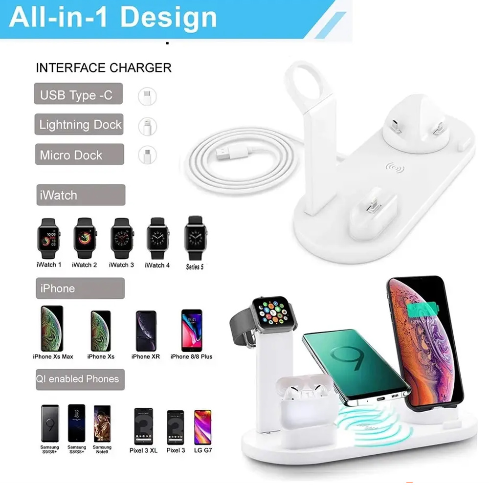 30W 7 in 1 Wireless Charger St – Smartwatch Apple Watch Bewertung und Preis