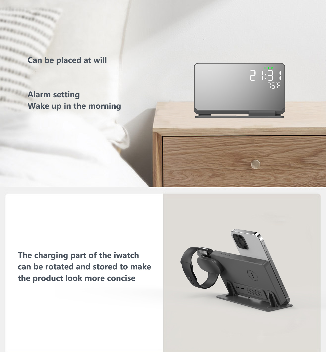 3 in 1 Wireless Charger For iP – Smartwatch Apple Watch Bewertung und Preis