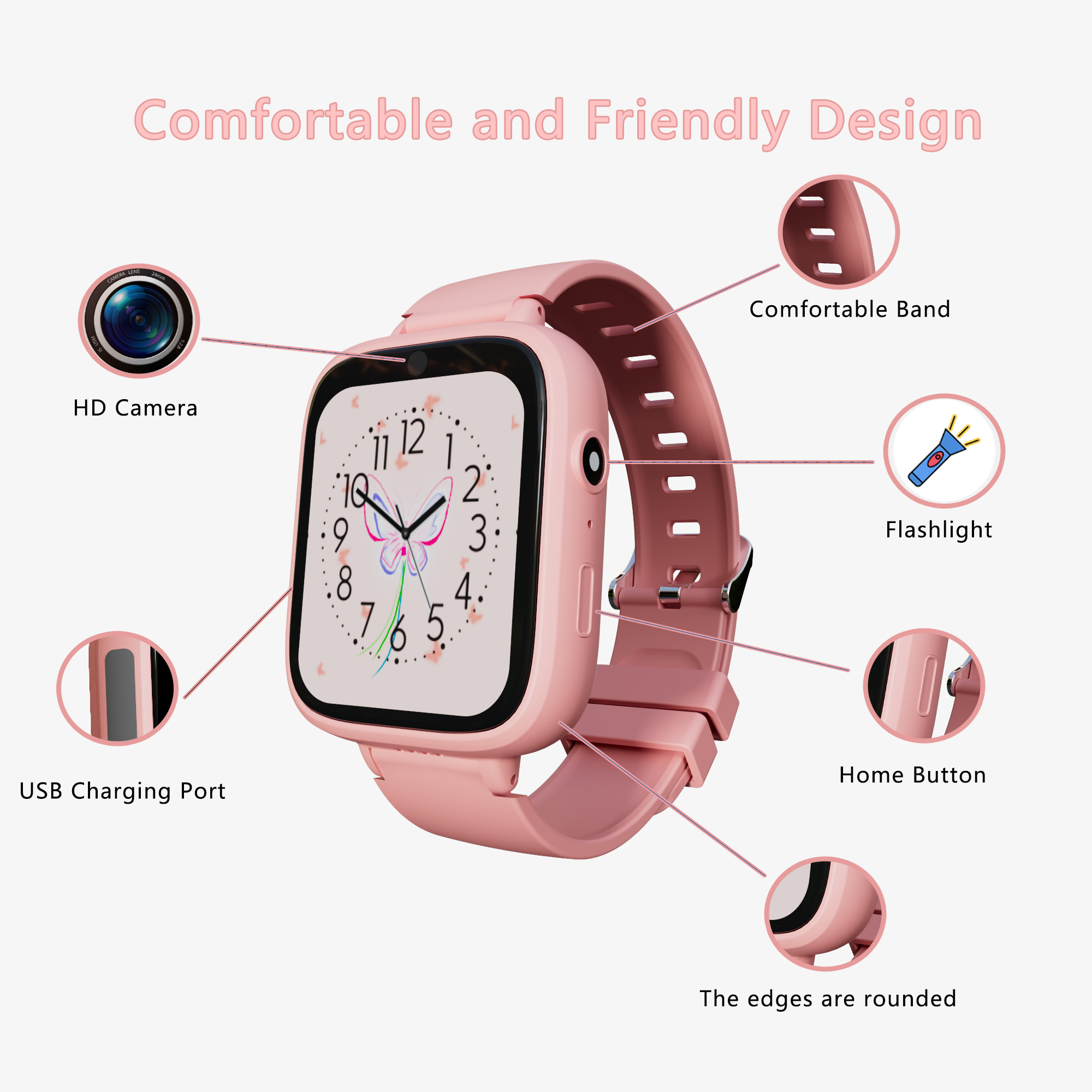 Children Watch Birthday Gifts  – Smartwatch Digital Watches For Girls Bewertung und Preis
