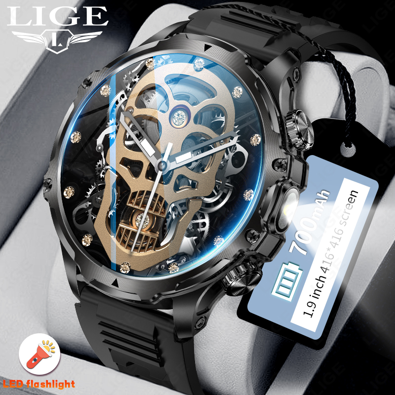LIGE 700mah Large Battery Flas – Smartwatch Latest Watches For Men Bewertung und Preis