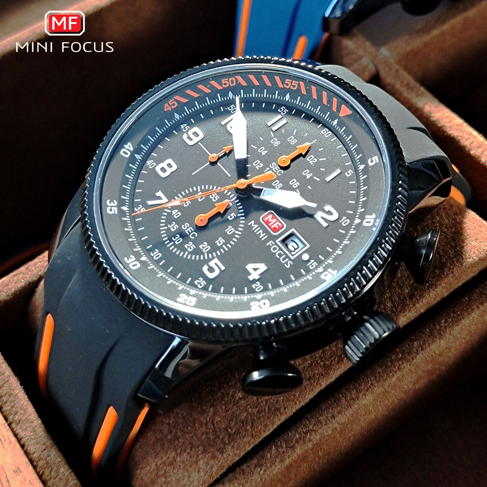 MINI FOCUS Sport Quartz Watch  – Silicone Sport Band Bewertung und Preis