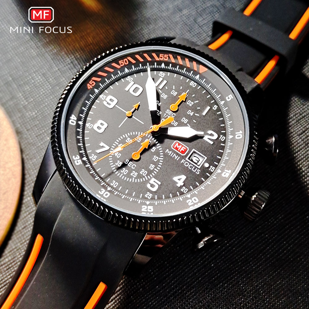 MINI FOCUS Sport Quartz Watch  – Silicone Sport Band Bewertung und Preis