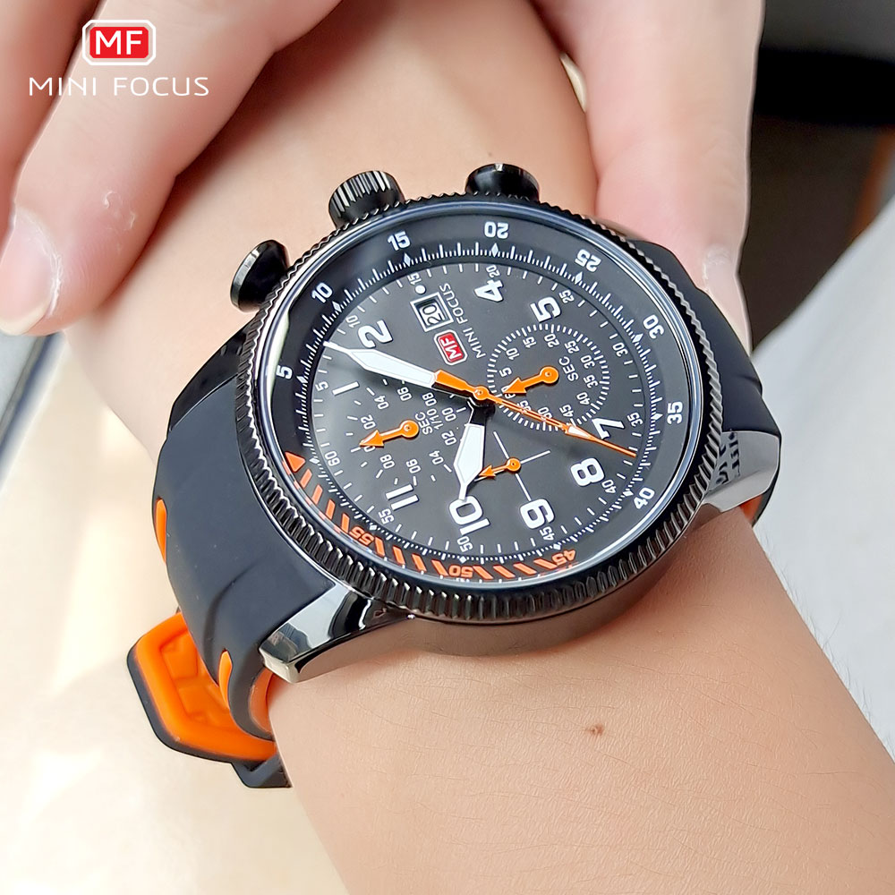 MINI FOCUS Sport Quartz Watch  – Silicone Sport Band Bewertung und Preis
