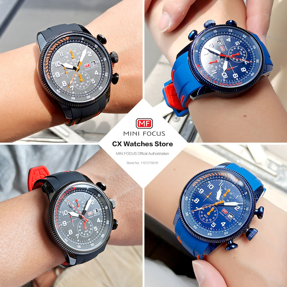 MINI FOCUS Sport Quartz Watch  – Silicone Sport Band Bewertung und Preis