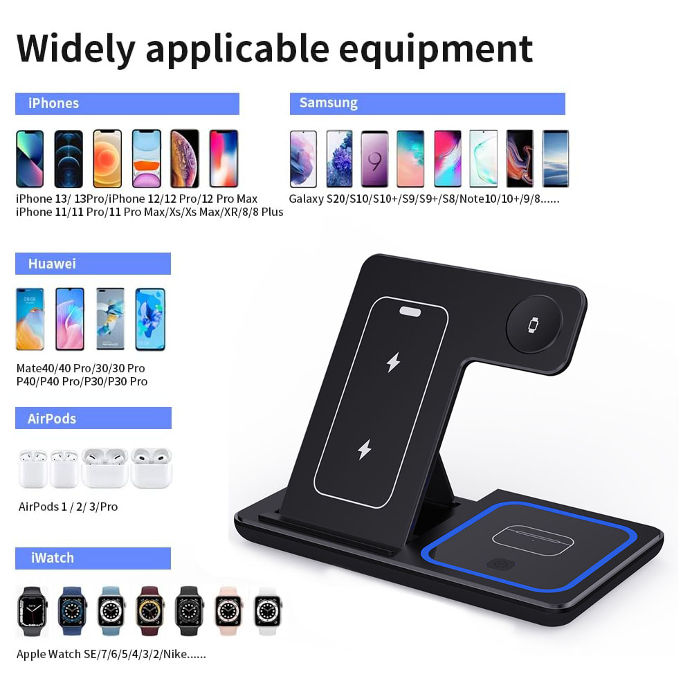 15W 3 in 1 Wireless Charger St – Smartwatch Apple Watch Bewertung und Preis