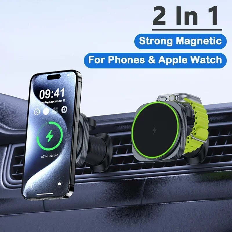 2 IN 1 Magnetic Wireless Car C – Smartwatch Apple Watch Bewertung und Preis