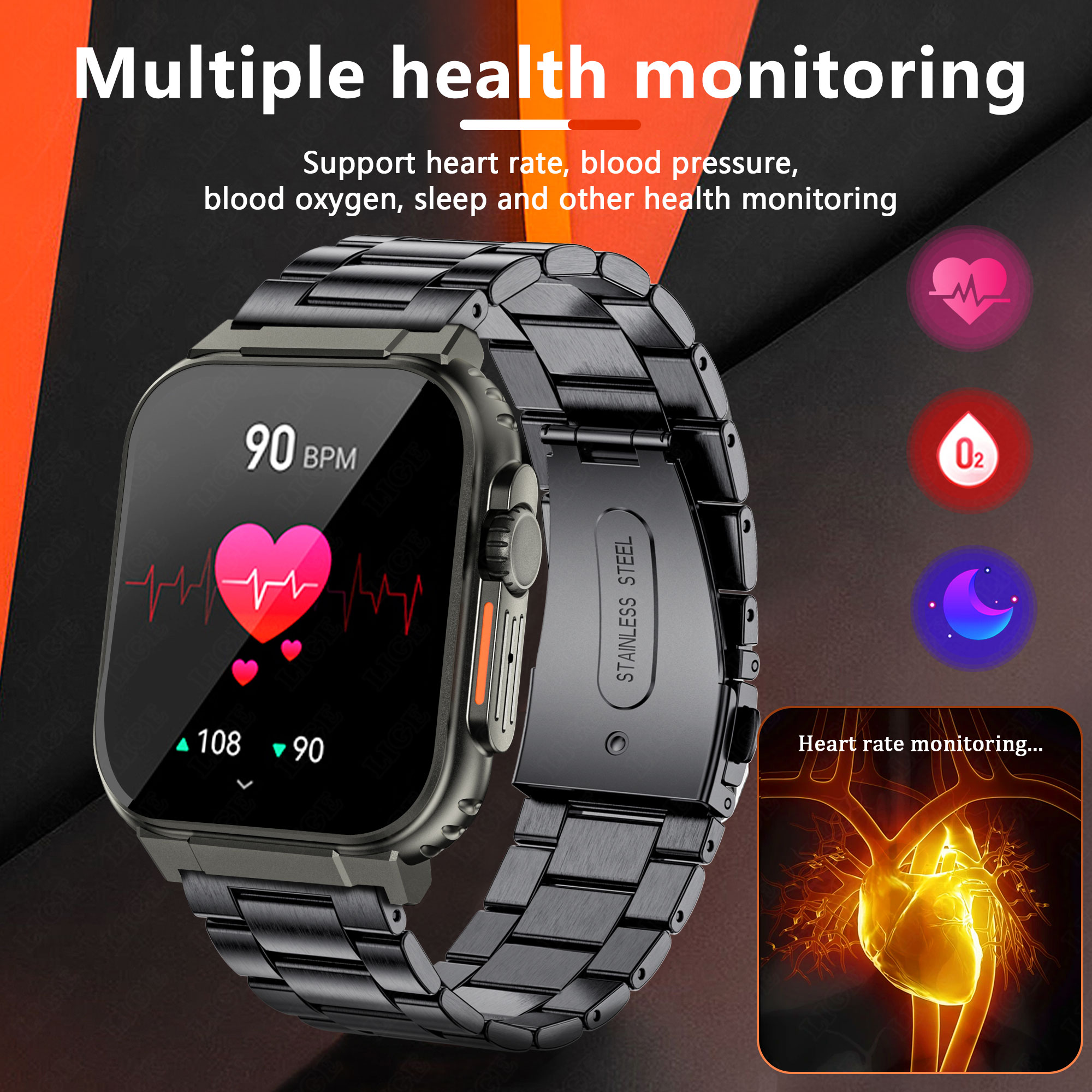 LIGE 600mAh Military Outdoor S – Smartwatch Latest Watches For Men Bewertung und Preis