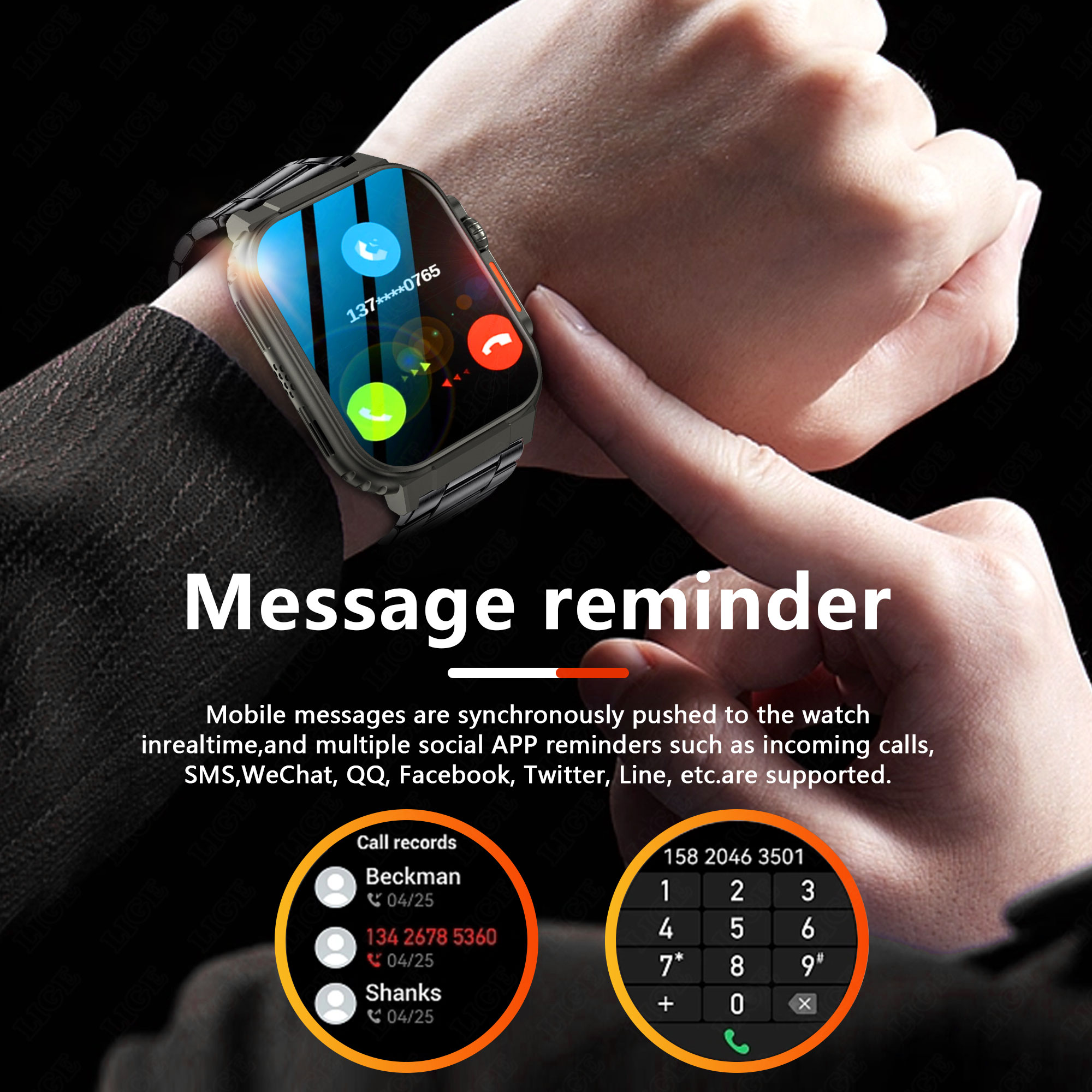 LIGE 600mAh Military Outdoor S – Smartwatch Latest Watches For Men Bewertung und Preis