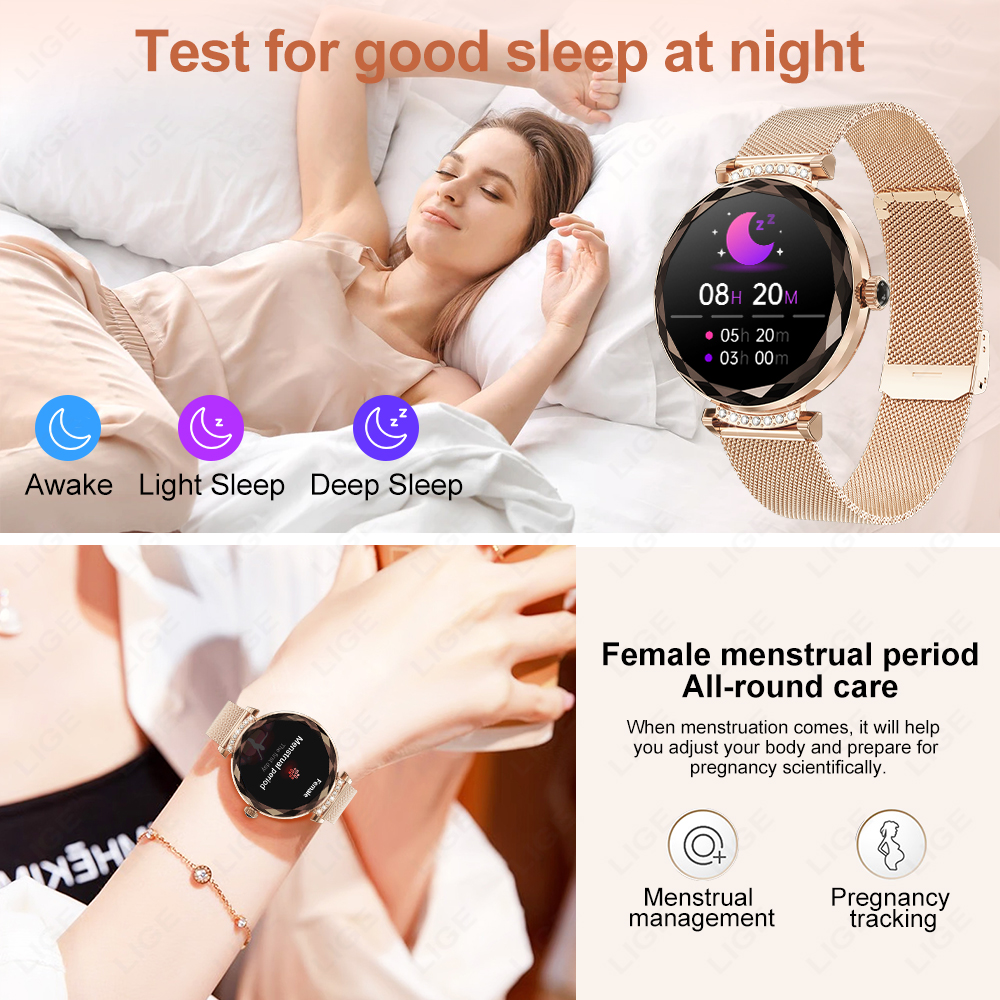 LIGE Fashion Ladies Smart Watc – Smartwatch Latest Watches For Men Bewertung und Preis