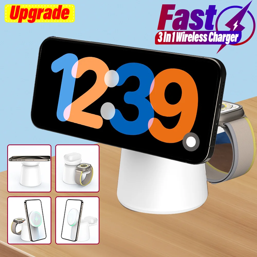 3 in 1 Magnetic Wireless Charg – Smartwatch Apple Watch Bewertung und Preis