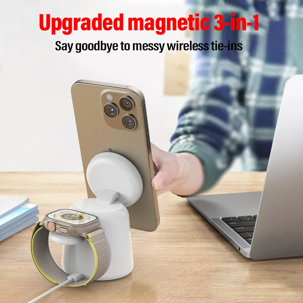 3 in 1 Magnetic Wireless Charg – Smartwatch Apple Watch Bewertung und Preis