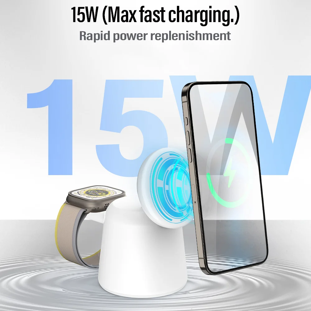 3 in 1 Magnetic Wireless Charg – Smartwatch Apple Watch Bewertung und Preis