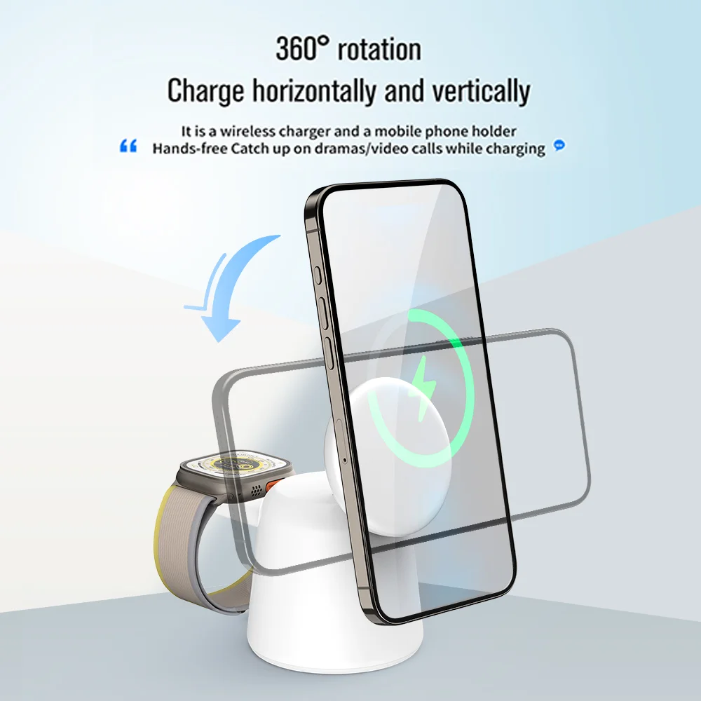 3 in 1 Magnetic Wireless Charg – Smartwatch Apple Watch Bewertung und Preis