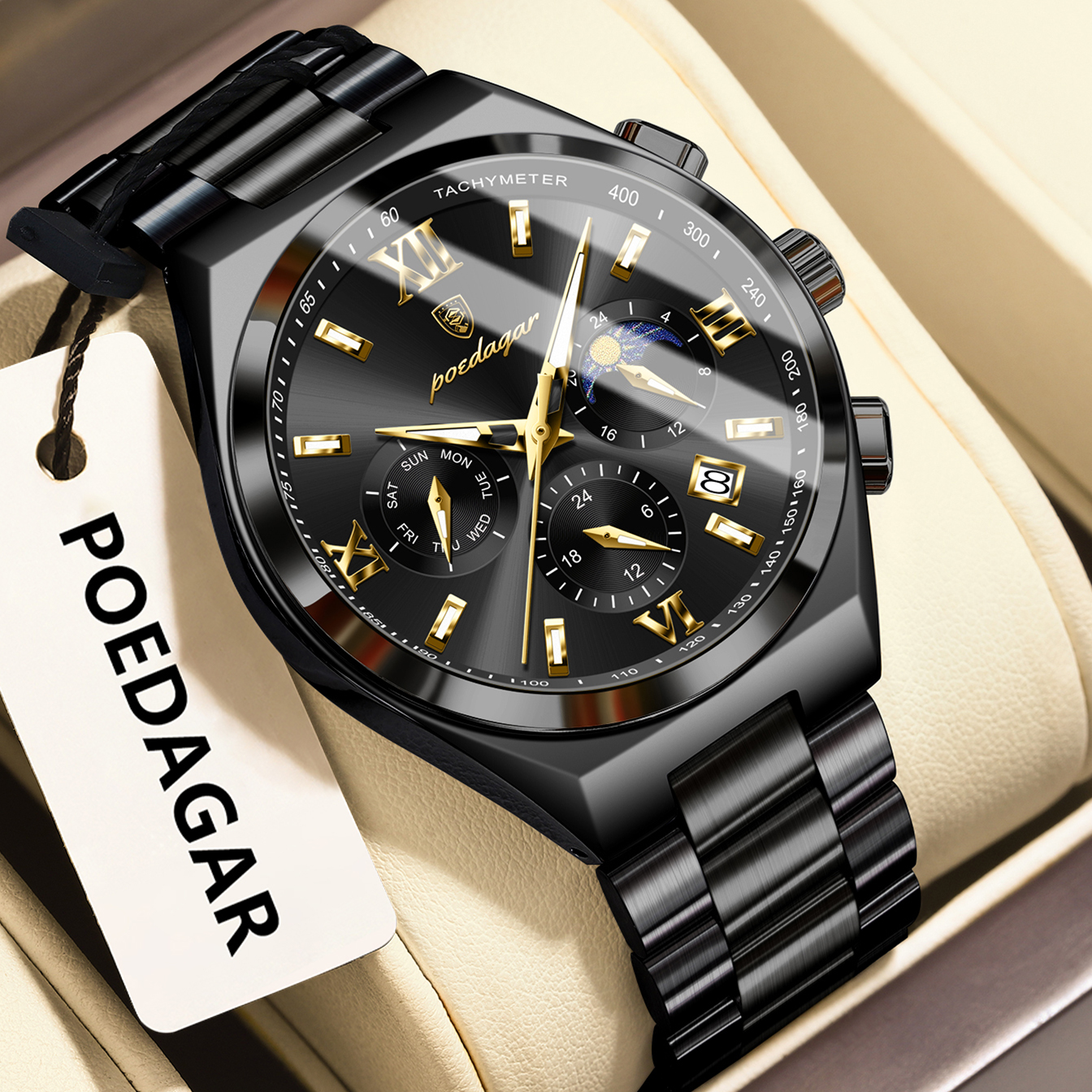 POEDAGAR Fashion Luxury Man Wr – Smartwatch Luxury Watches Bewertung und Preis