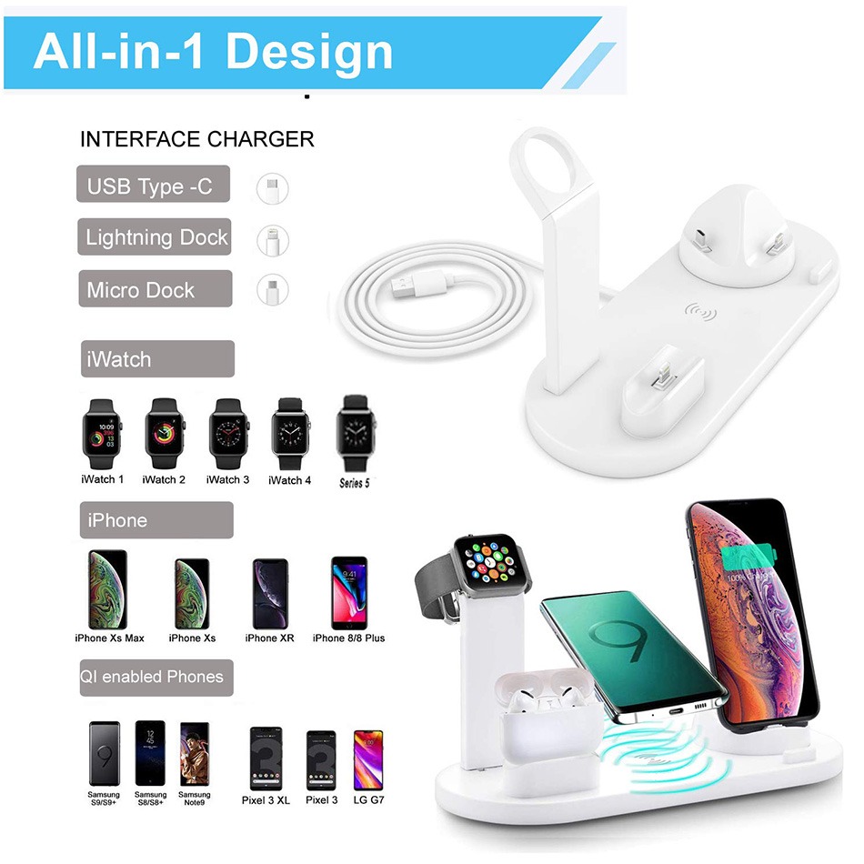 7 in 1 Wireless Charger Stand  – Smartwatch Apple Watch Bewertung und Preis