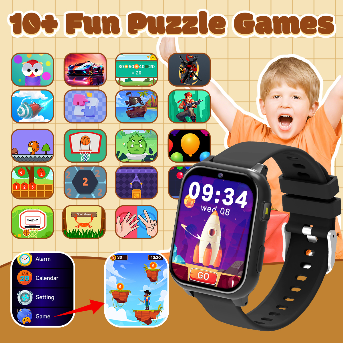 2026 Kids Game Smartwatch Flas – Smartwatch Watches Birthday Gift For Boys Bewertung und Preis