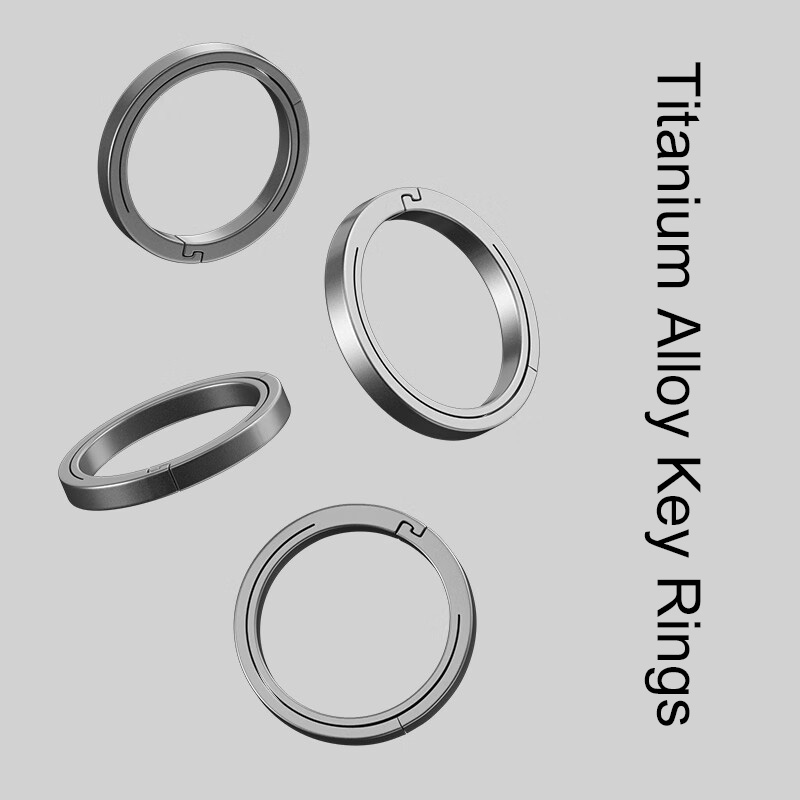 1pc Titanium Alloy Key Rings F – Tritium Gas Tube Bewertung und Preis