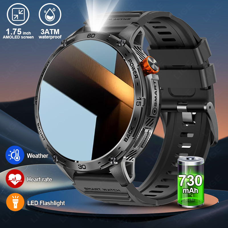 LIGE 730mAh Large Battery Ultr – Smartwatch Latest Watches For Men Bewertung und Preis