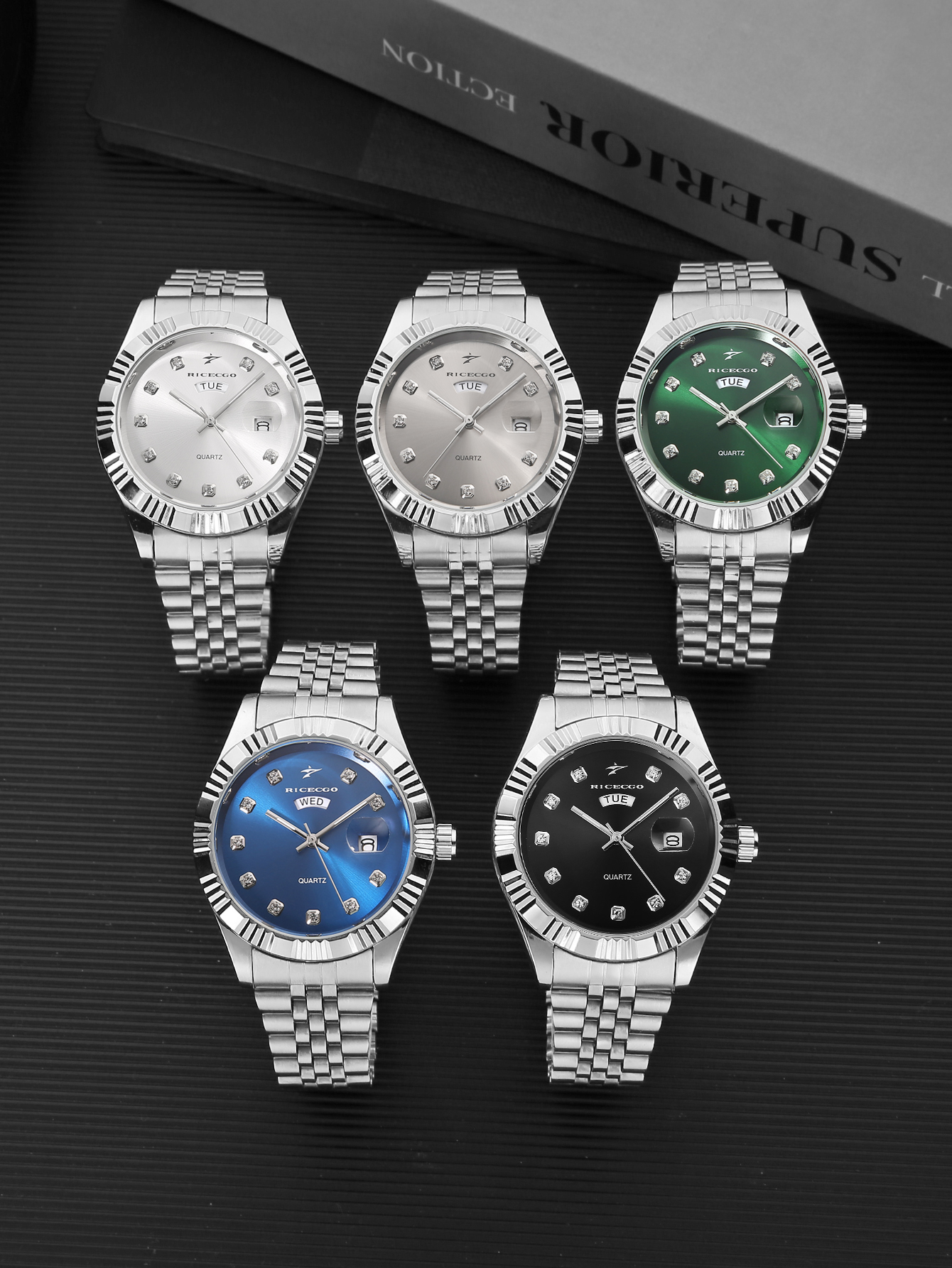 luxury rhinestone men's busine – Smartwatch Luxury Watches Bewertung und Preis