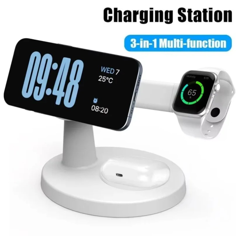 Wireless 3 In 1 Magnetic Charg – Smartwatch Apple Watch Bewertung und Preis