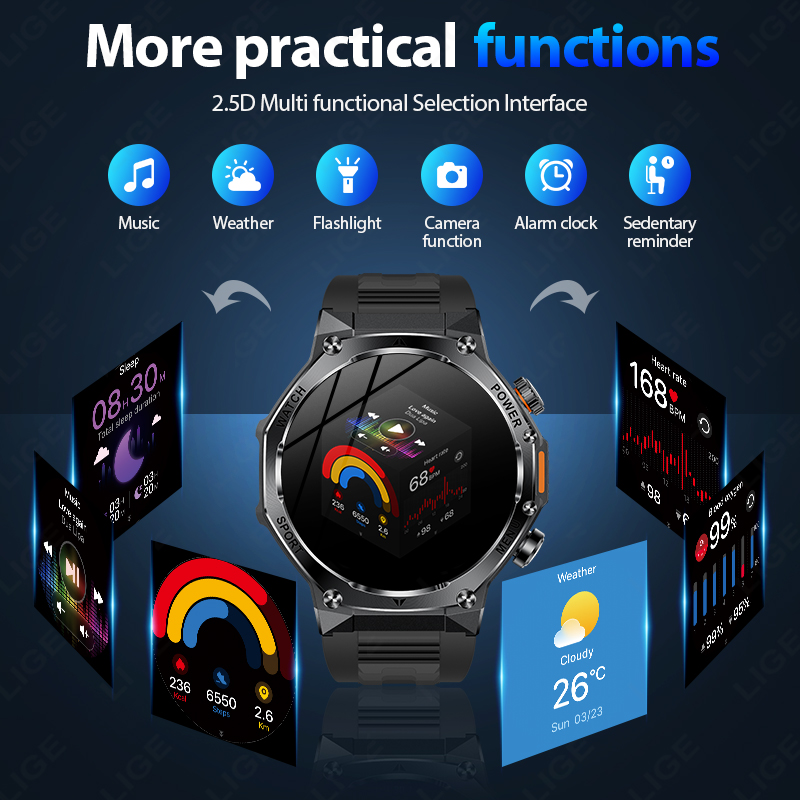 LIGE New Men 800mAh Ultra Long – Smartwatch Latest Watches For Men Bewertung und Preis