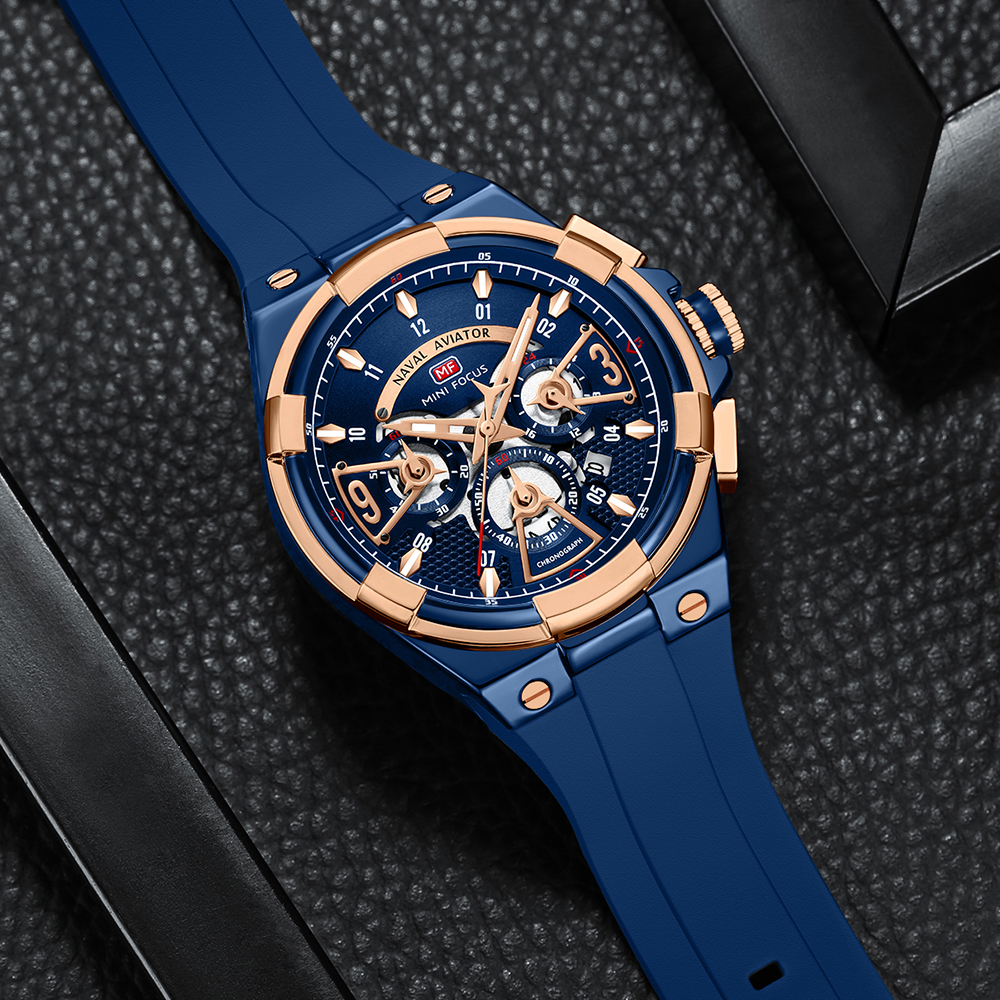 MINI FOCUS Mens Watches Brand  – Silicone Sport Band Bewertung und Preis