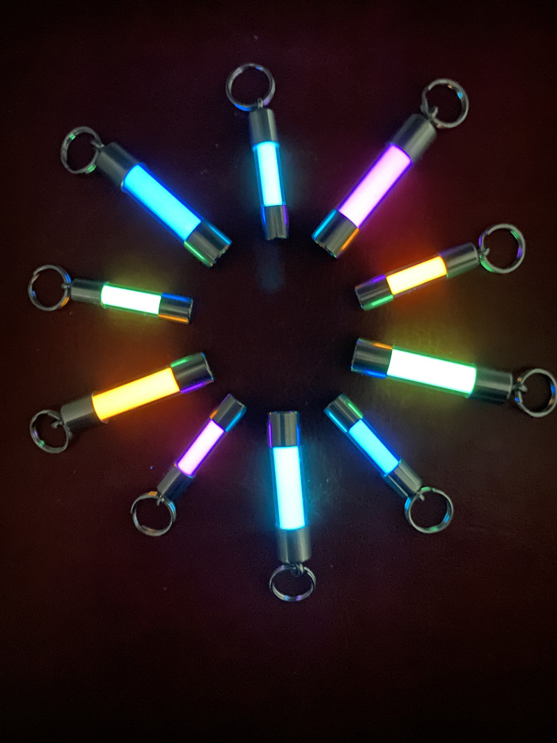 Glass Luminous Pendant Key Bag – Tritium Gas Tube Bewertung und Preis