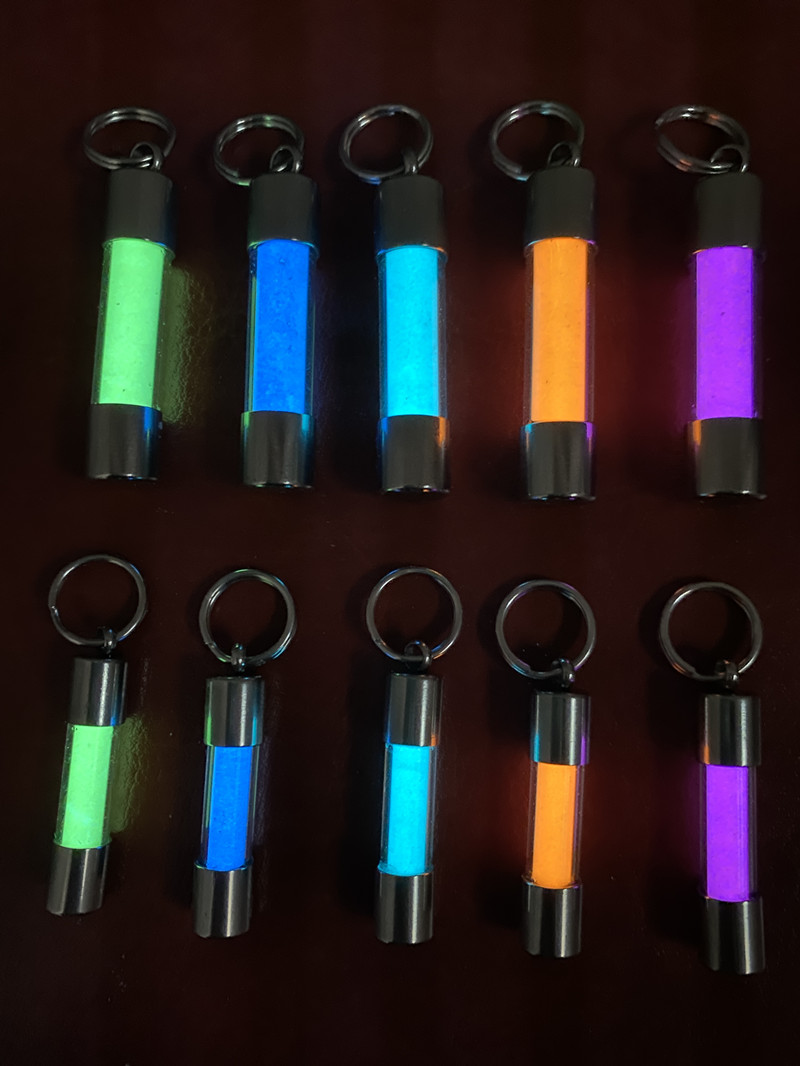 Glass Luminous Pendant Key Bag – Tritium Gas Tube Bewertung und Preis