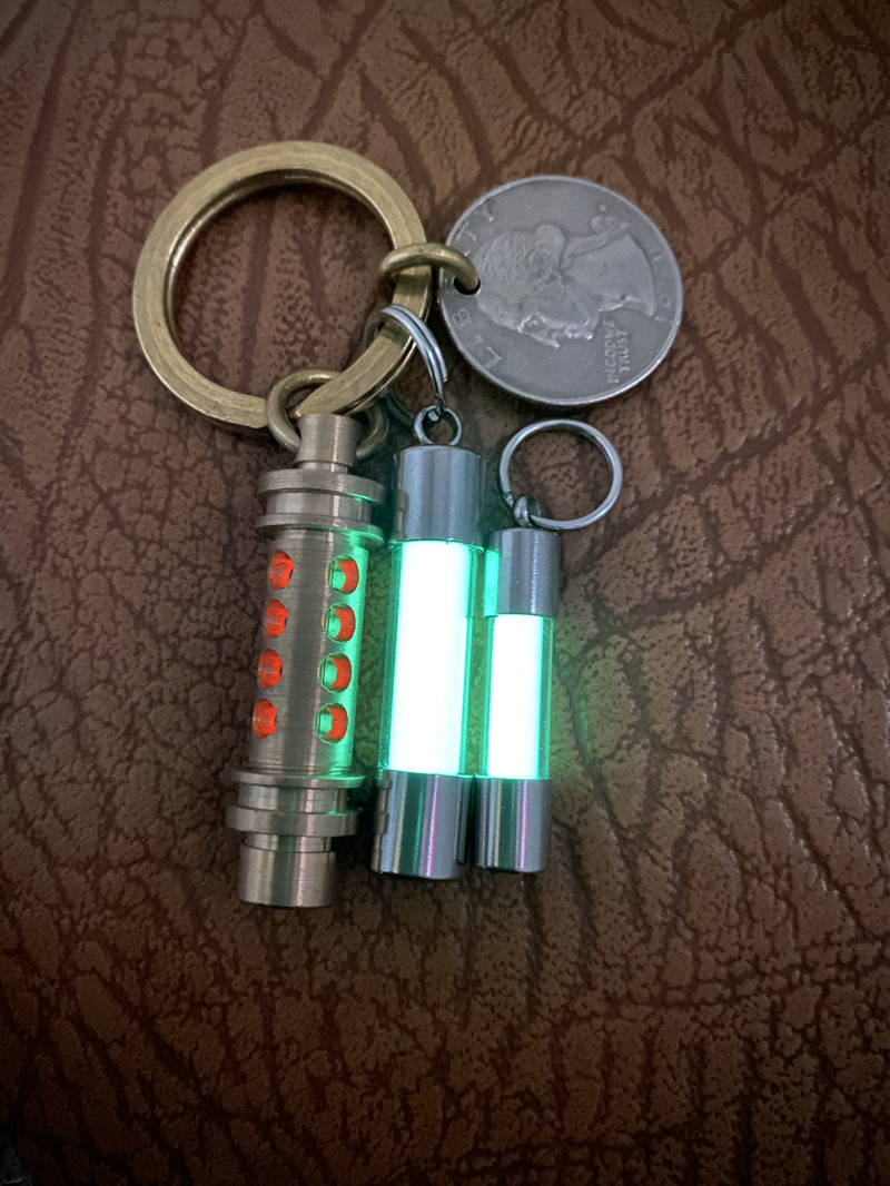 Glass Luminous Pendant Key Bag – Tritium Gas Tube Bewertung und Preis