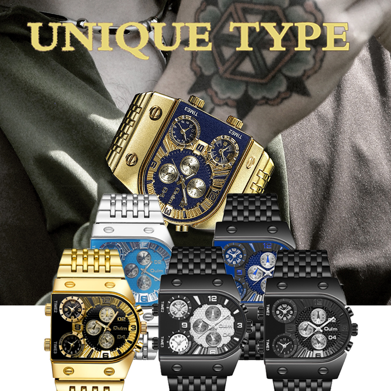 Oulm Big Size Men's Watches Th – Watches Omega Bewertung und Preis
