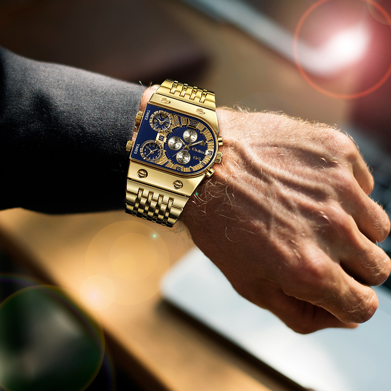 Oulm Big Size Men's Watches Th – Watches Omega Bewertung und Preis