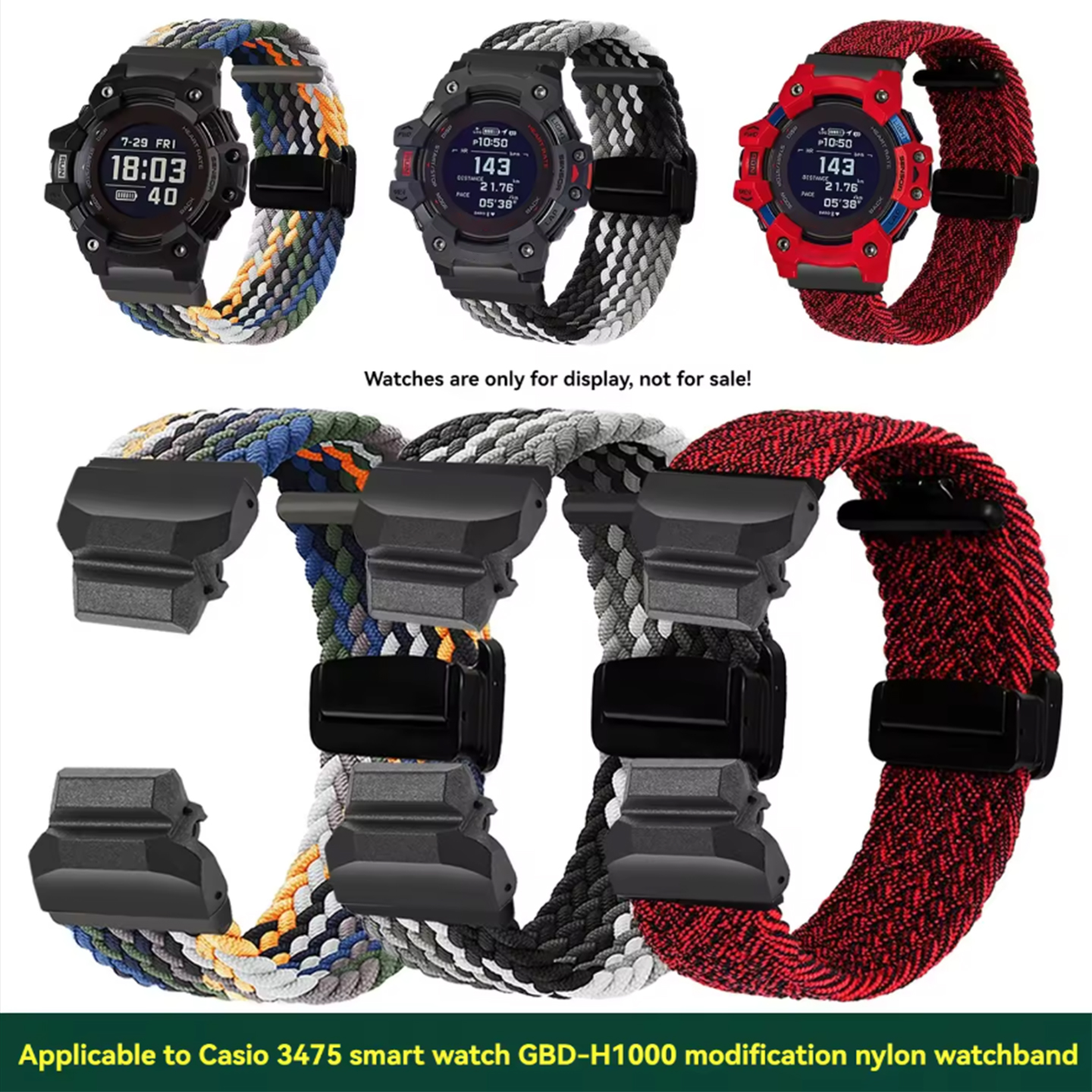 gbd-h1000 nylon Sports watchba – Casio Watches Smartwatch Bewertung und Preis