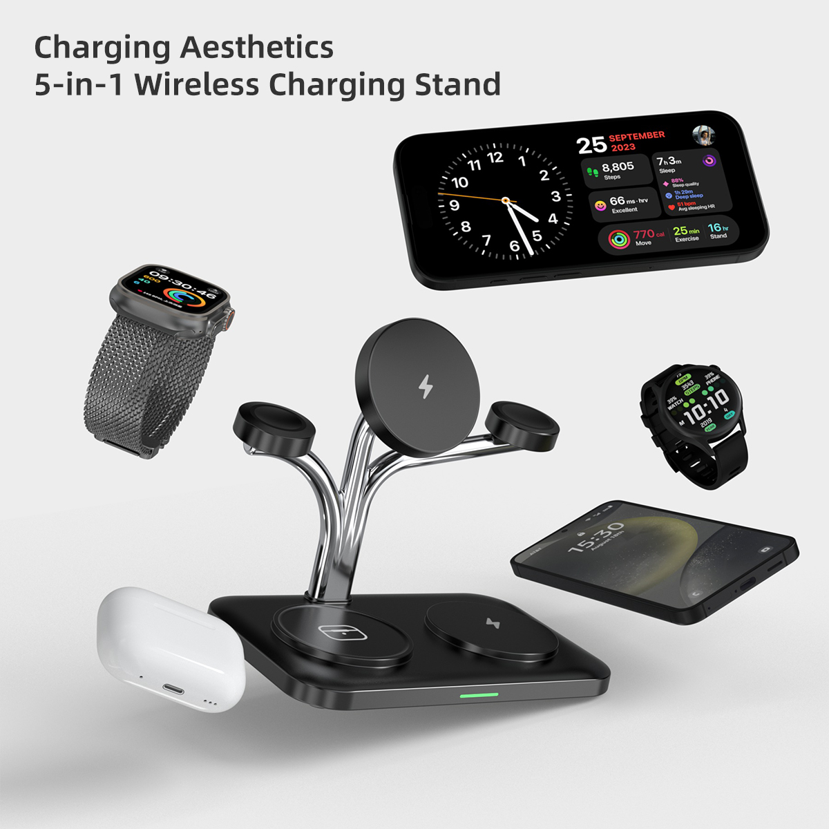 5 IN 1 Magnetic Wireless Charg – Smartwatch Apple Watch Bewertung und Preis