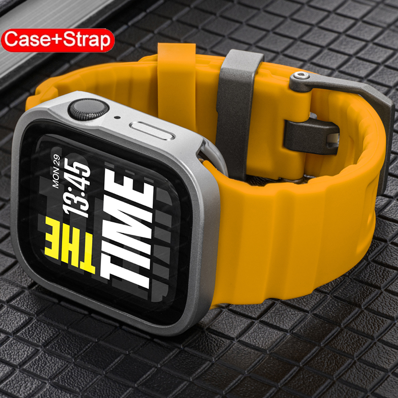 For Apple Watch Waterproof Cas – Silicone Sport Band Bewertung und Preis