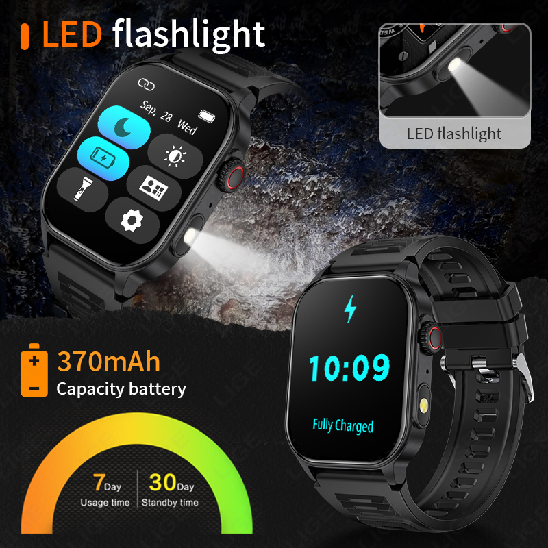 LIGE Smart Watch for Men 3ATM  – Smartwatch Latest Watches For Men Bewertung und Preis