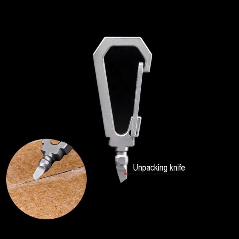 1pc Titanium Alloy Keychain ED – Tritium Gas Tube Bewertung und Preis