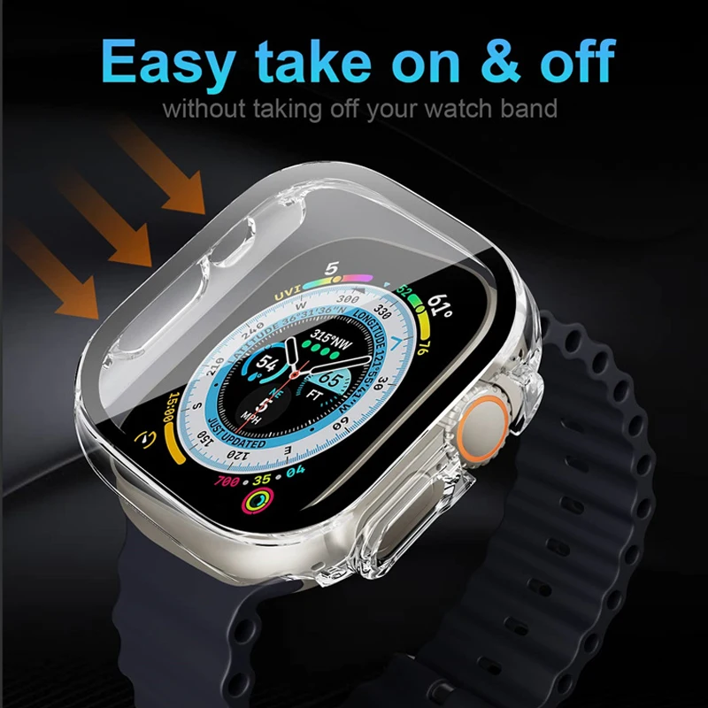 Glass+case For Apple Watch Ult – Smartwatch Luxury Watches Bewertung und Preis