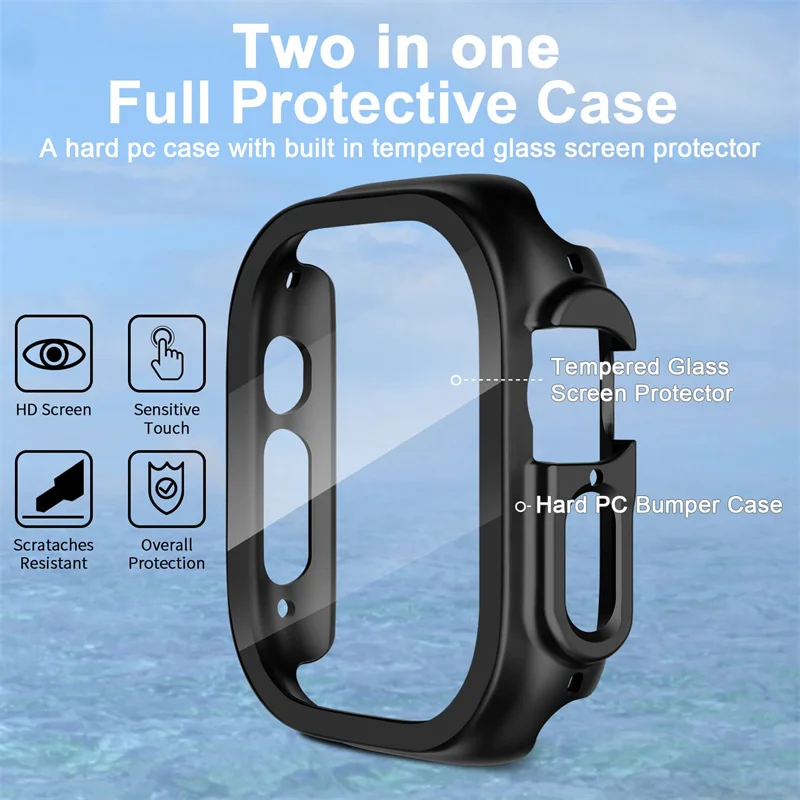 Glass+case For Apple Watch Ult – Smartwatch Luxury Watches Bewertung und Preis
